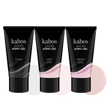 Zestaw Akrylożel Kabos 2in1 Acryl-Gel 3x30ml