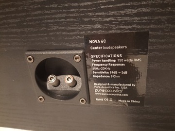 Pure Acoustics NOVA 6C (вышел из строя твитер)