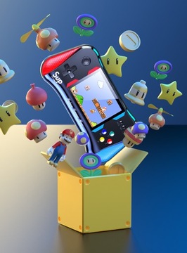 Портативная консоль Mini SUP X7M для игрового планшета в стиле ретро с экраном 3 дюйма, 2024 г.