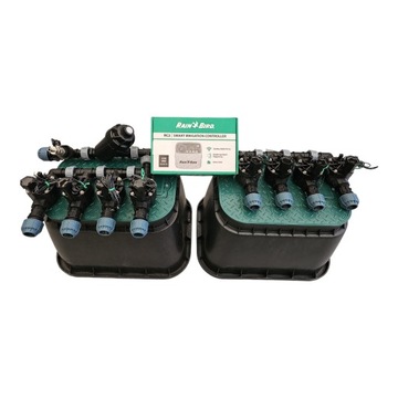 Zestaw Rain Bird HV 8 sekcji Filtr Sterownik RC2 WiFi 2 Studzienki PE 32