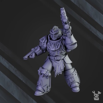 White Megalodon Clan Warriors x5 DakkaDakkaStore