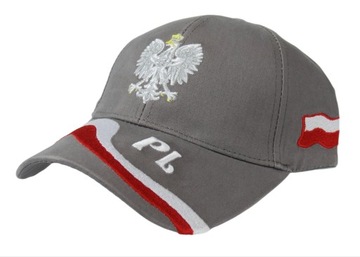 CZAPKA z daszkiem kibica POLSKA rozmiar 56-58 wzór H83