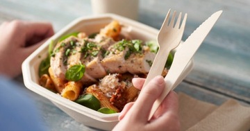 ЭКО гриль набор одноразовой посуды на 50 персон