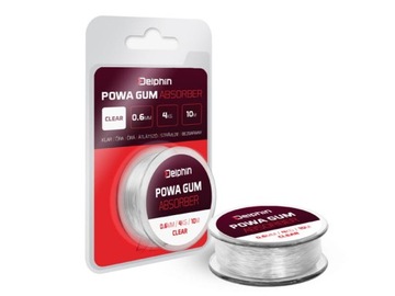 Guma Delphin POWA GUM Przezroczysta 0,8mm / 6kg