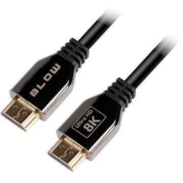 KABEL BLOW HDMI 2.1 PREMIUM ULTRA HD 8K 4K 3D 1,5M MOCNY MONITOR PROJEKTOR
