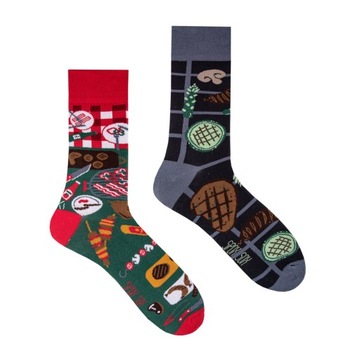 Kolorowe Skarpety SPOXSOX Grill 36-39