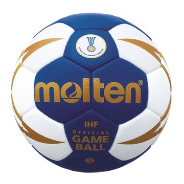 3 H3X5001-BW Piłka ręczna Molten - oficjalna, meczowa IHF