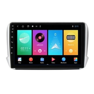 RADIO NAWIGACJA ANDROID PEUGEOT 208 2008 2012-2019