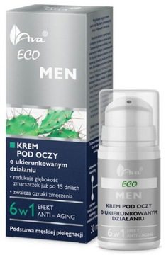 AVA ECO MEN Krem pod oczy REDUKUJE ZMARSZCZKI 15ml