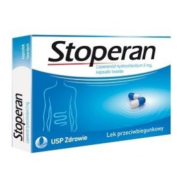Stoperan 2mg - 18 kapsułek - lek przeciwbiegunkowy