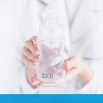 LOVI Zestaw niezaburzający odruchu ssania 250ml