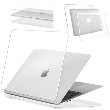 Etui Artnico Macbook AIR 13 M1 A1932 A2179 A2337 przezroczyste