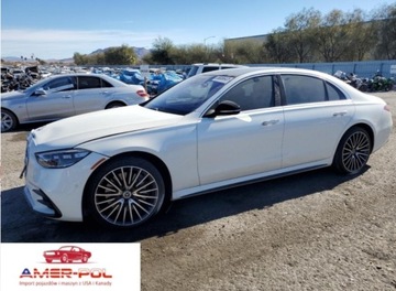 Mercedes 2022 Mercedes-Benz Klasa S 2022 MERCEDES-BENZ S 580 4MATIC 4.0 Benzyna 496KM