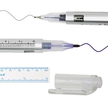 Marker chirurgiczny do architektury brwi z linijką dwustronny Prima Derma