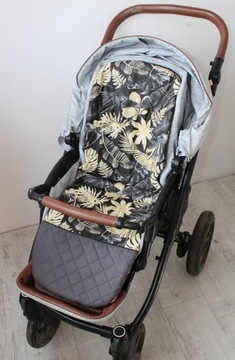 Вставка для коляски XL, дизайнерские узоры