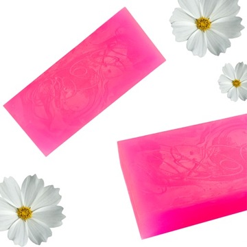 Baza Mydlana Glicerynowa Fluorescencyjna Neon Zimny Różowy Zestaw 5x1kg