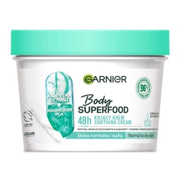 Garnier Body Superfood Aloe kojący krem z ekstraktem z aloesu i solą magnez