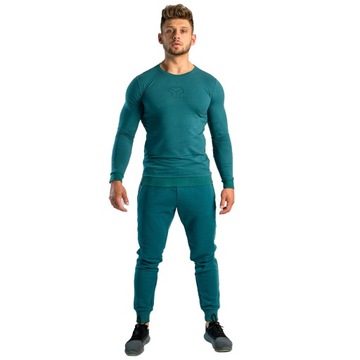МУЖСКАЯ ФУТБОЛКА С ДЛИННЫМ РУКАВОМ DEEP TEAL STRIX L