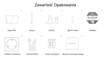 КАМЕРА REOLINK ARGUS ECO-V2 ЧЕРНАЯ USB-C + КАРТА 64 ГБ