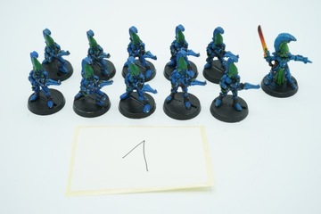 Warhammer 40k Eldar Dire Avengers zestaw 11 figurek metal