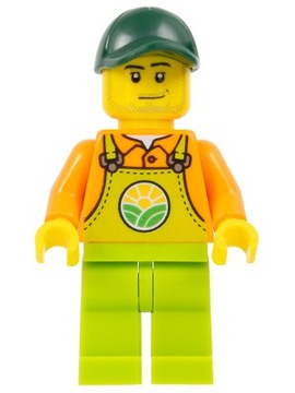 LEGO FIGURKA City Ogrodnik Farmer cty1478