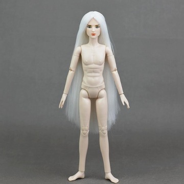 1/6 Boy BJD White Hair Head Sculpt na przegub kulowy