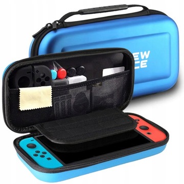 УЛУЧШЕННЫЙ чехол для Nintendo Switch V1 V2 OLED + закаленное стекло H9