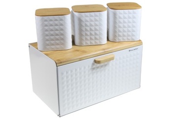 CHLEBAK + 3 POJEMNIKI KAWA HERBATA CUKIER CH10