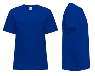 T-SHIRT DZIECIĘCY koszulka JHK TSRK-150 niebieski 7-8 RB 128