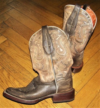 DAN POST BOOTS KOWBOJKI skóra PANI 38 S.Stan