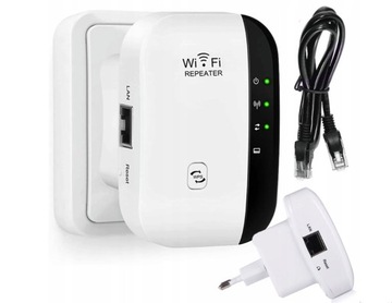 WZMACNIACZ SYGNAŁU Wi-Fi MOCNY Repeater 300Mb/s