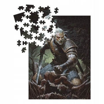 Puzzle Wiedzmin 3 Geralt 1000 elementów