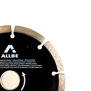 TARCZA DIAMENTOWA 125MM 22,2MM DO KOSTKI BETONU