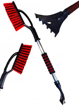 АЛЮМИНИЕВЫЙ СКРЕБОК ОКОННАЯ ЩЕТКА ДЛЯ СНЕГА И ЛЬДА Скребок XL ЩЕТКА 2в1