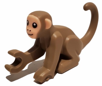 LEGO 77864pb01 małpka zwierzę Dark Tan 1szt.