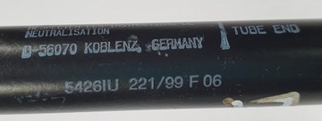 VZPĚRA/TLAKOVAČ TLUMIČ ZVEDÁK KRYT LEVÝ ZADNÍ JAGUAR S-TYPE 54261U