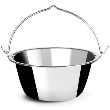 KOCIOŁEK WĘGIERSKI ZE STALI NIERDZEWNEJ INOX 14 L Perfect Home