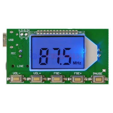 Transmiter mini nadajnik FM miniszpieg mikrofon