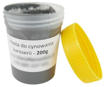 Pasta do cynowania karoseri 200g SPROSZKOWANA CYNA do karoserii + Pędzel
