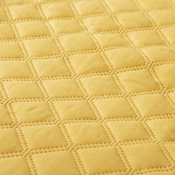 ПОМПЫ ГОРЧИЧНЫЕ СТЕГАНЫЕ ИЗГОЛОВЬЕ 160Х220 ПОМПУ