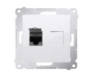 Simon54 Gniazdo komputerowe RJ45 D61.01/11 biały