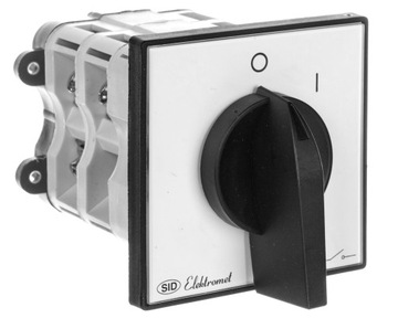 Łącznik krzywkowy 0-1 100A IP65 ŁK100-12 z płytką