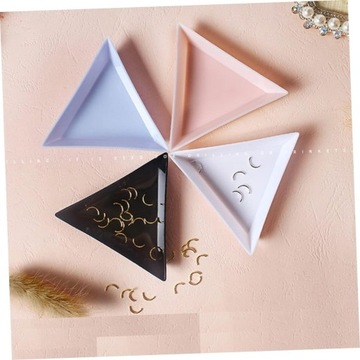 160 шт., треугольная пластина для дизайна ногтей, ювелирная тарелка Triangle Kor