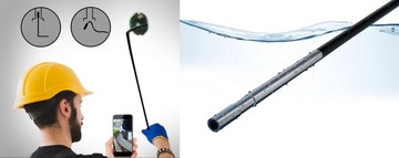 ИНСПЕКЦИОННАЯ камера ЭНДОСКОП для телефона ANDROID 0,3 см 5 метров 1080p ДЛЯ ТРУБ