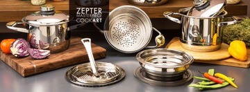 Набор посуды Zepter Grande - 30 ЭЛЕМЕНТОВ