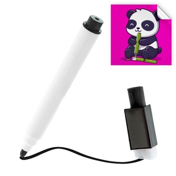 Marker SUCHOŚCIERALNY pisak do tablic czarny