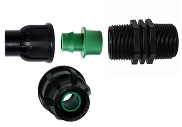 5 винтовых компрессионных СОЕДИНИТЕЛЕЙ QJ Line ø16 x3/4