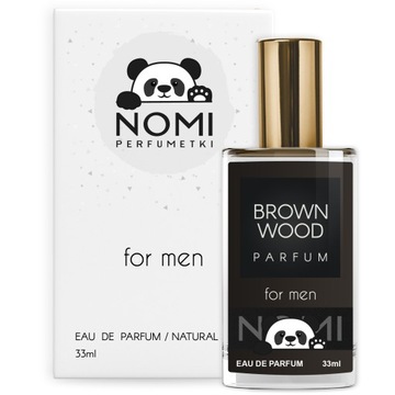 NOMI PERFUMY MĘSKIE PERFUMETKA BROWN WOOD 33ML EDP