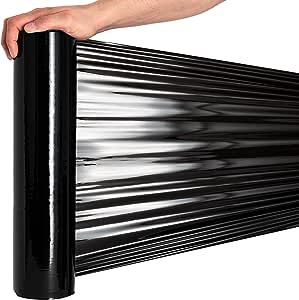Folia Stretch do pakowania 3kg czarna mocna