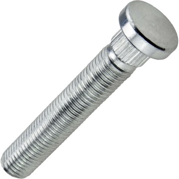 SZPILKA PIASTY KOŁA RADEŁKOWANA WBIJANA M12X1,5 FI 12,4MM 60MM CARBONADO